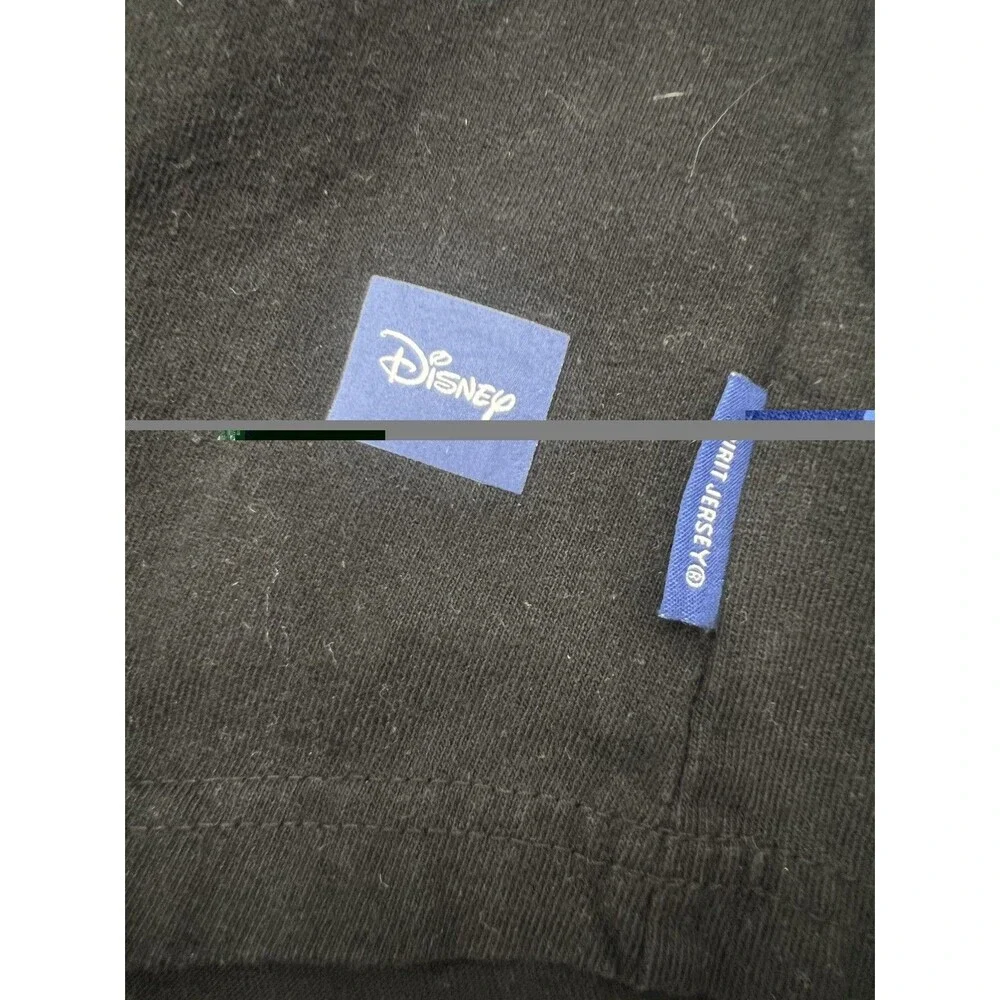 Walt Disney World Spirit Jersey Monochrome Black on Black Disney Parks XS